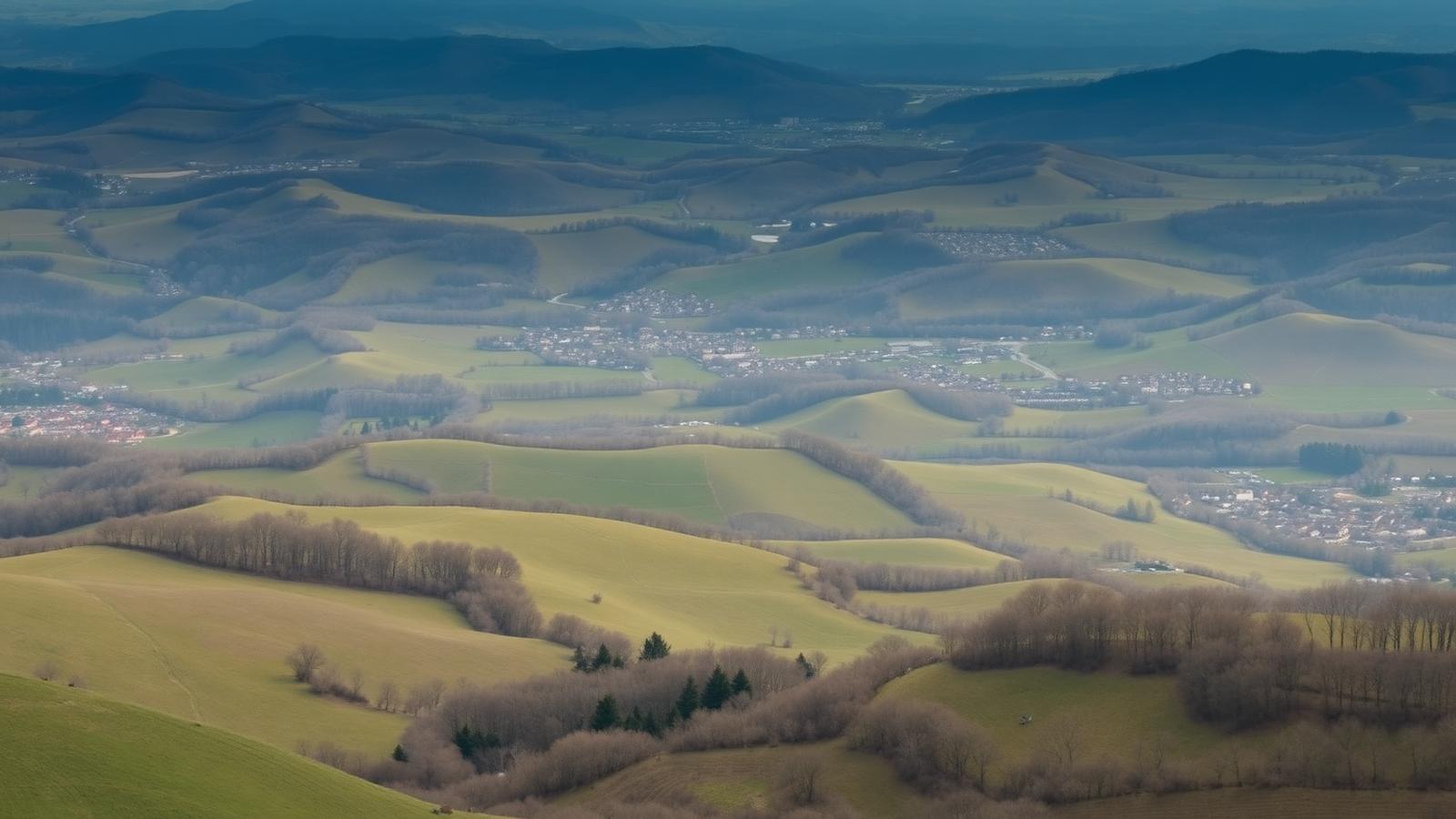 Peisaj din județul Bacău